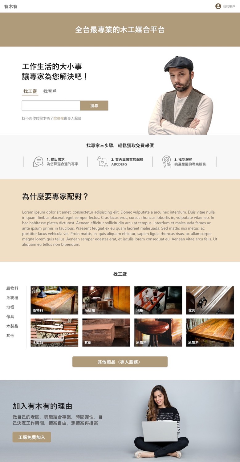 有木有-中興大學 木工媒合平台，獲得Pitch團隊「評審獎」金獎。 臺中市工商發展投資策進會/提供