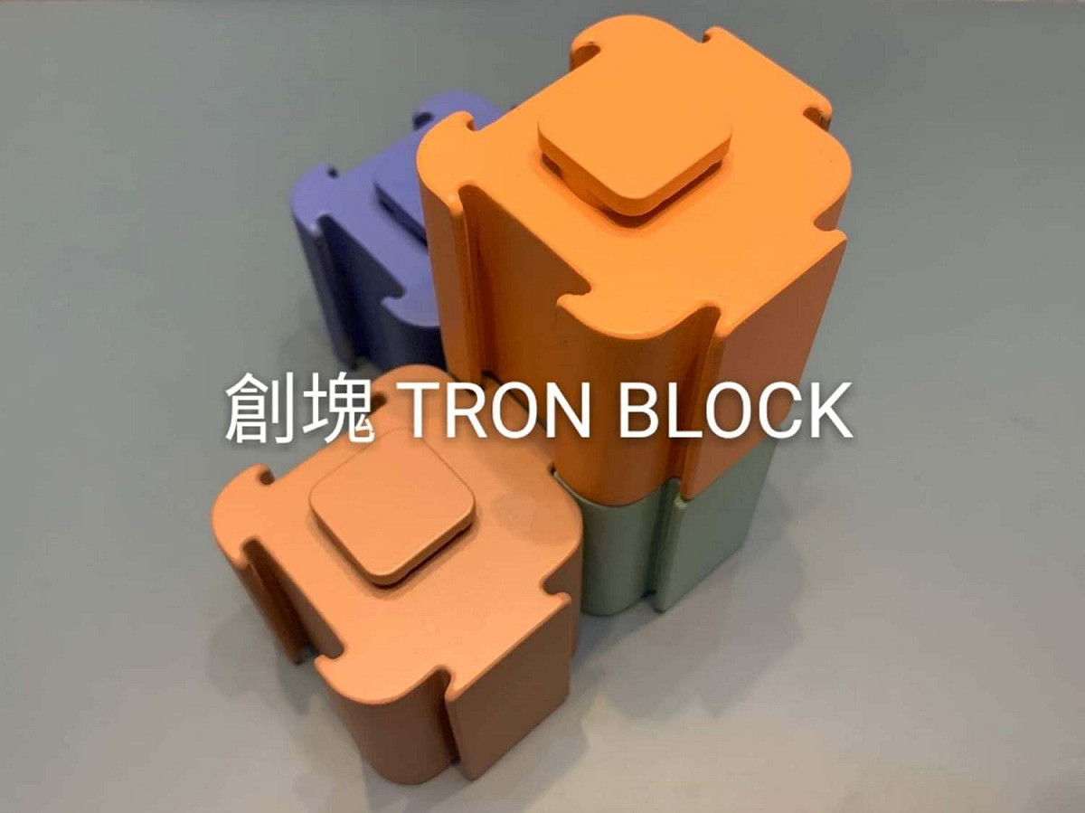 創塊-臺中科技大學創塊積木STEAM教育，獲得Pitch團隊「評審獎」銀獎。 臺中市工商發展投資策進會/提供