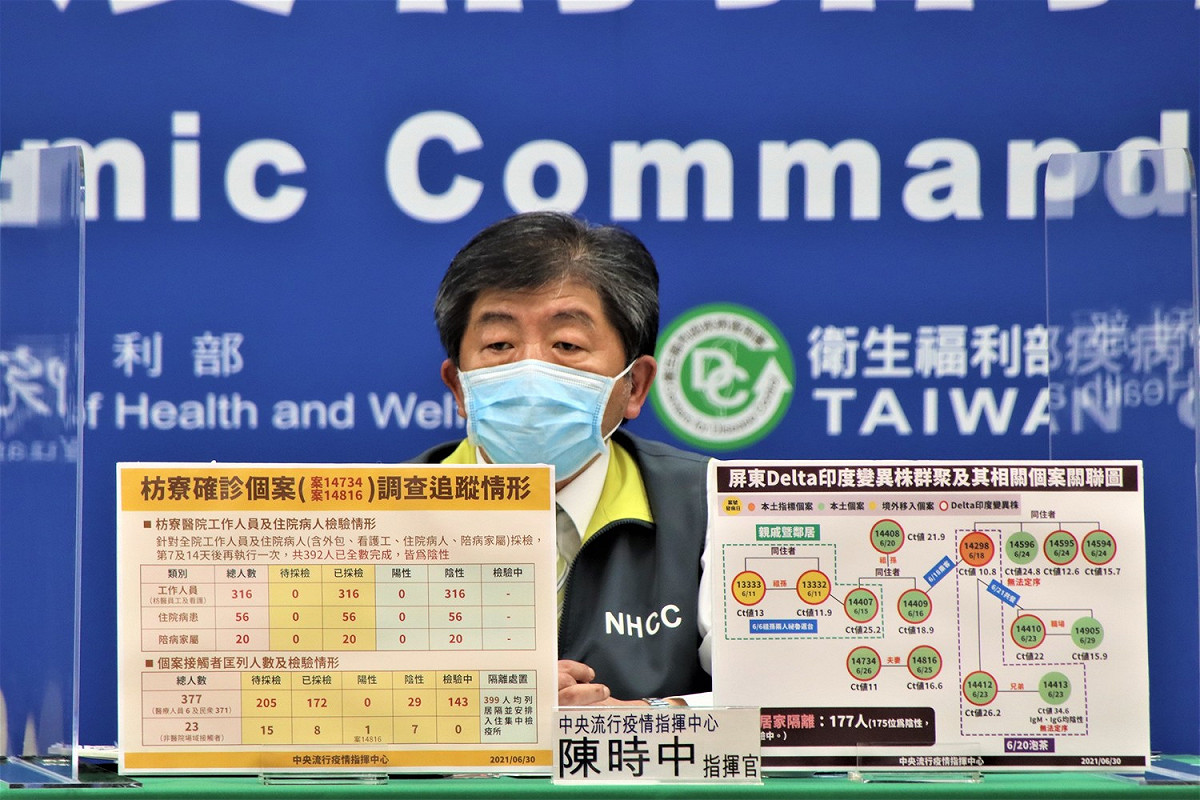 中央流行疫情指揮中心指揮官陳時中 圖：指揮中心/提供