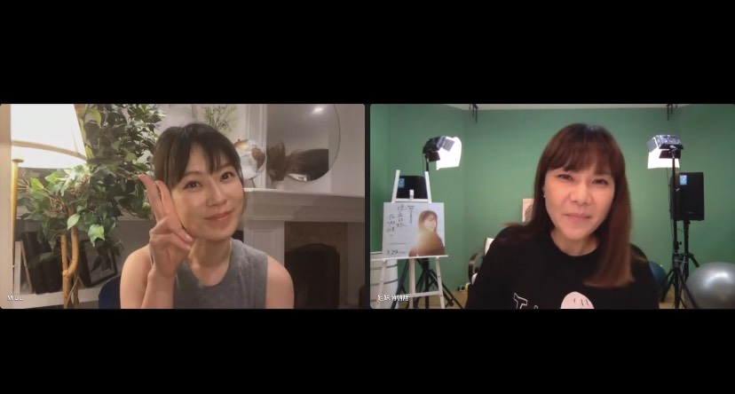 Melody和好友在線上合體分享最近的生活。 圖：翻攝自YouTube《姐妹悄悄話》