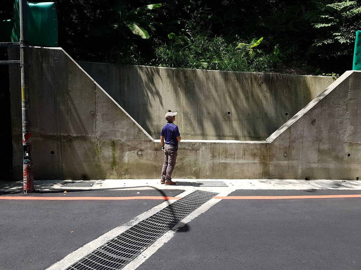 位於土城區桐花公園第二停車場附近路段的生態廊道。 圖：新北市政府農業局／提供