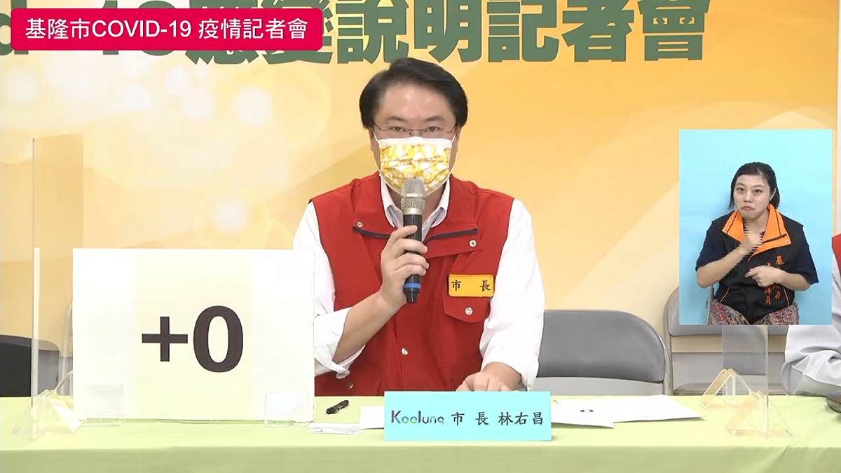 針對台北市長柯文哲宣布「夜市微解封」，基隆市長林右昌直言：「如果今天台北加零，大概全國就可以解封。」 圖：翻攝自林右昌臉書直播