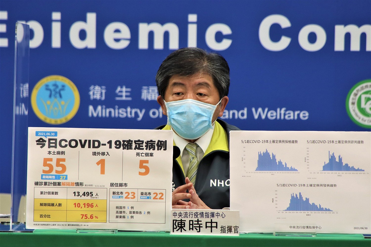 疫情指揮官陳時中。 圖：中央流行疫情指揮中心/提供