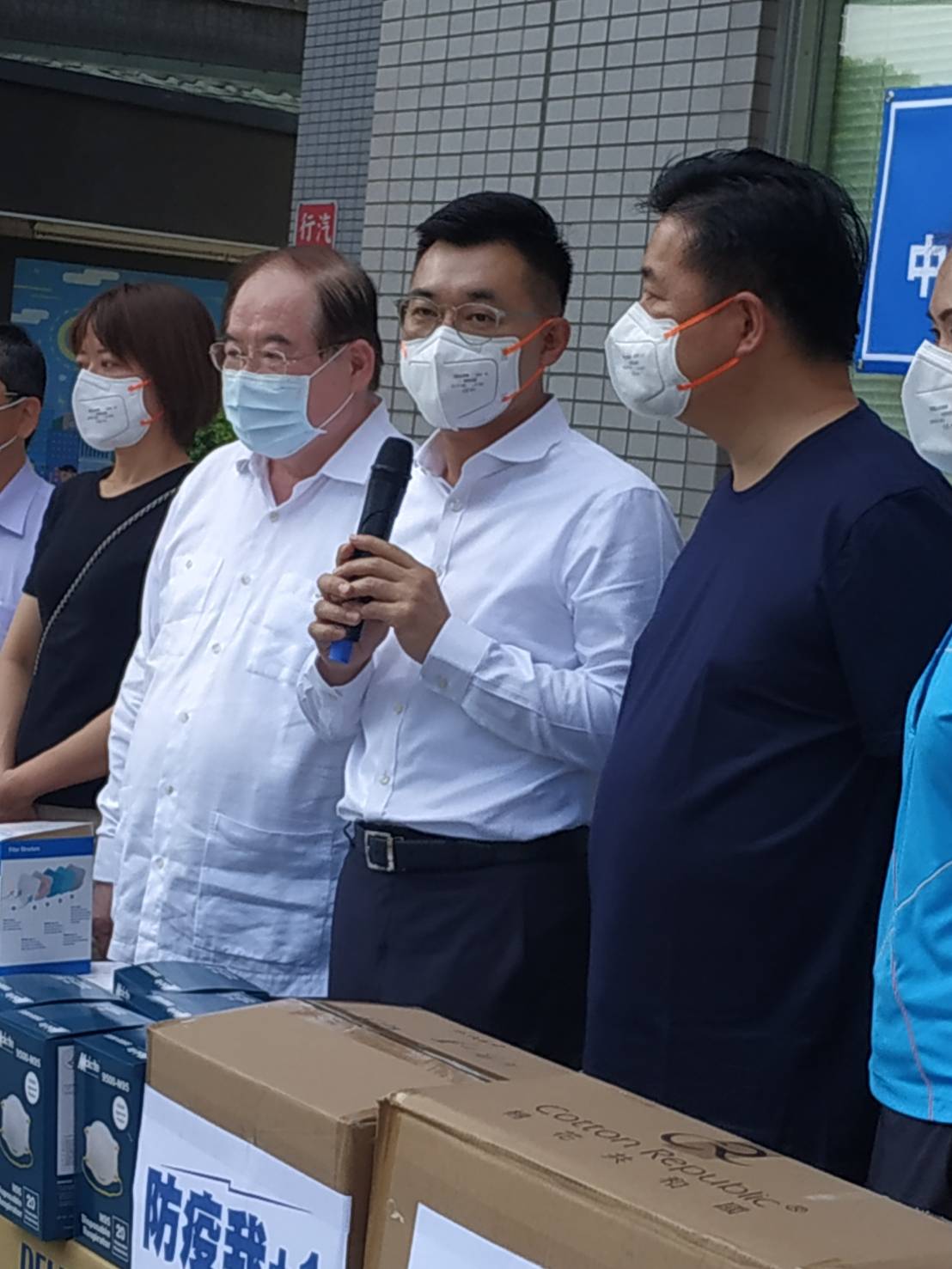 國民黨主席江啟臣 （圖右二）。 圖：國民黨文傳會/提供