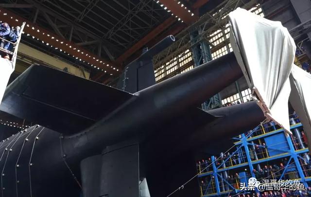 「貝爾哥羅德號」核潛艦被列為俄羅斯高機密等級的軍事設備，目前曝光的照片僅有1張艉部特寫。 圖：翻攝陸網 頭條/溫哥華的魚