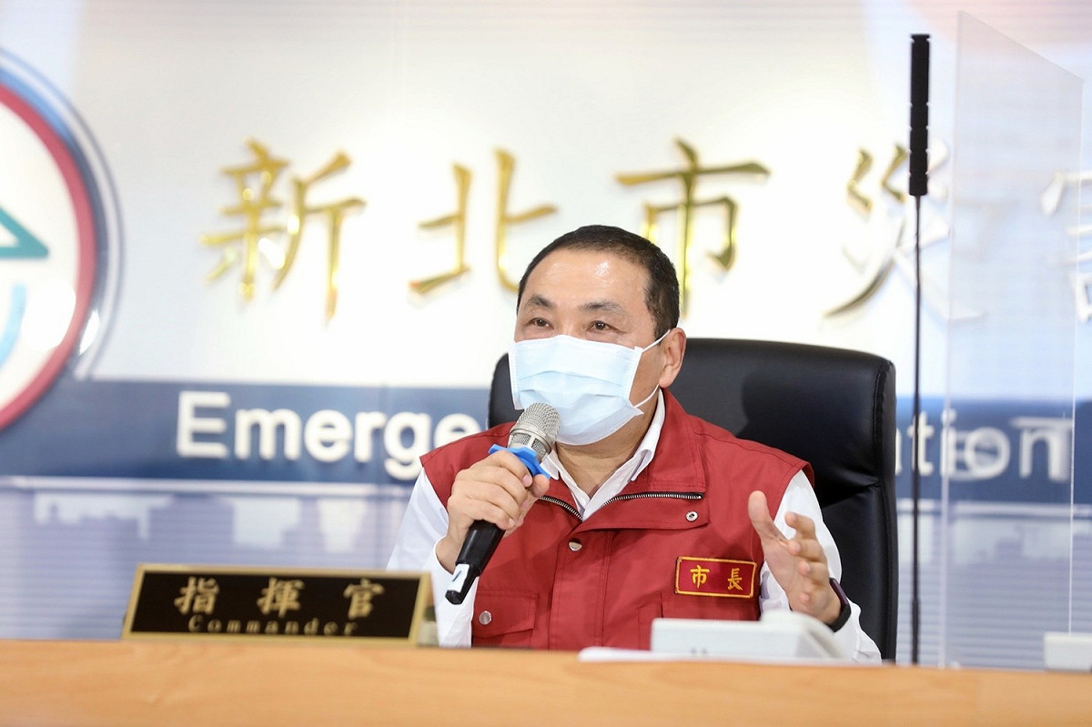 侯友宜感謝中央接受入境全面普篩及PCR核酸檢測2次的建議。 圖：新北市政府／提供