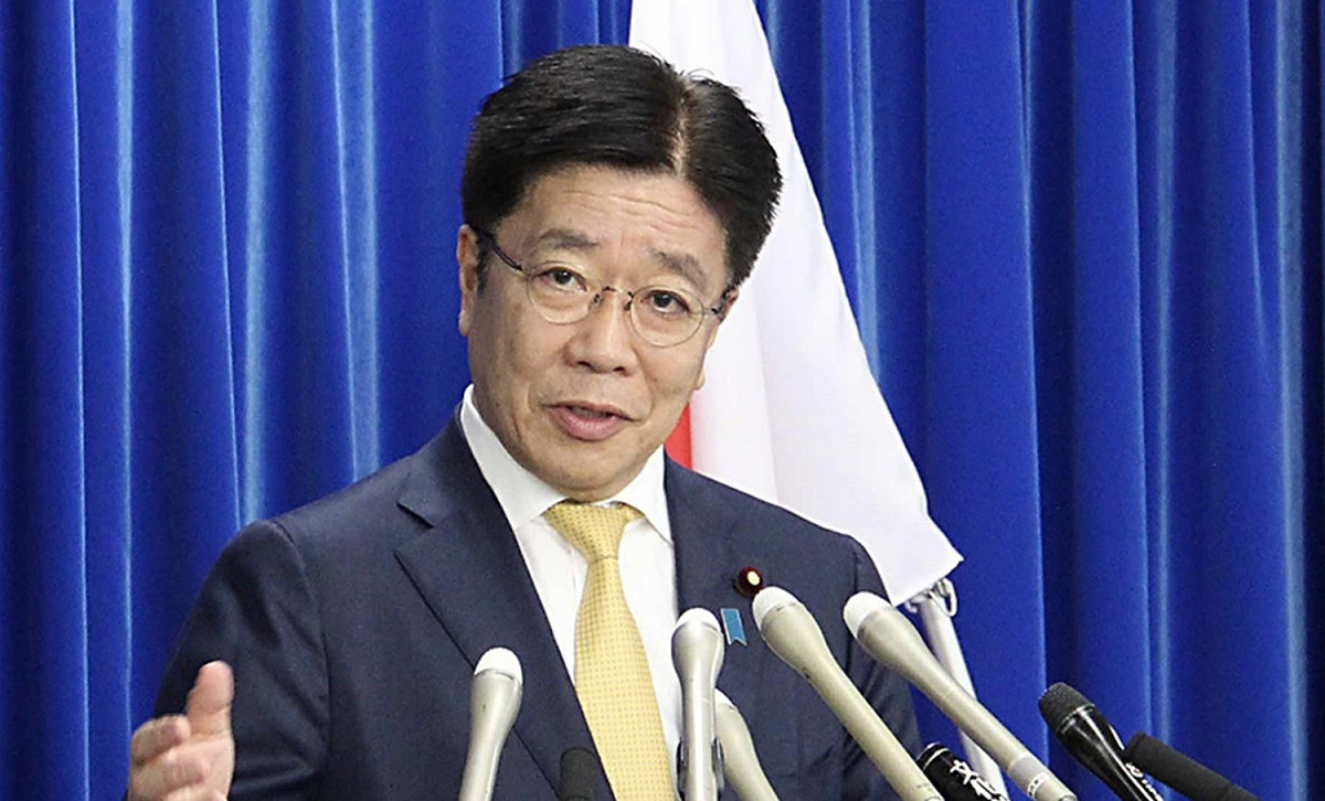 日本官房長官加藤勝信對於台灣正式申請加入CPTPP表示歡迎。 圖：翻攝加藤勝信官網（資料照）