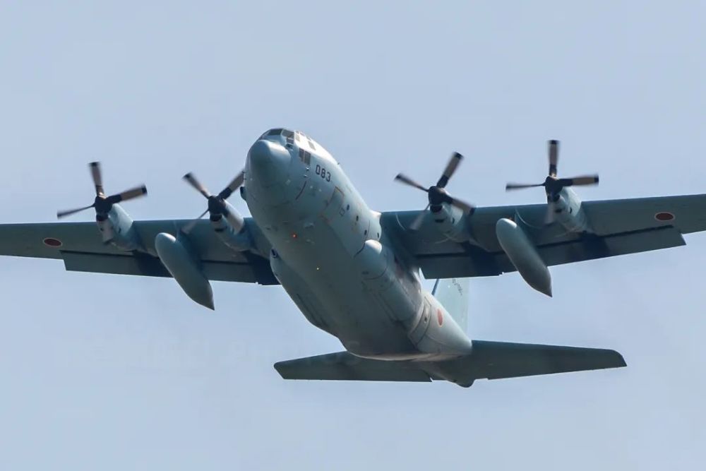 日本航空自衞隊C-130H運輸機。 圖：翻攝陸網 天天要聞