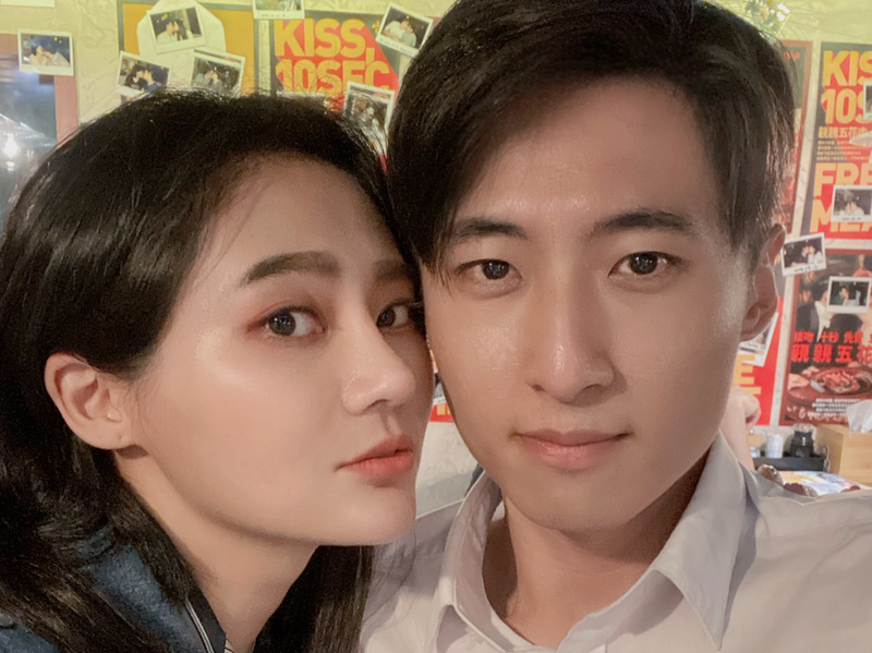 民進黨立委賴品妤和她的男友，苗栗縣議員曾玟學。 圖：翻攝賴品妤推特
