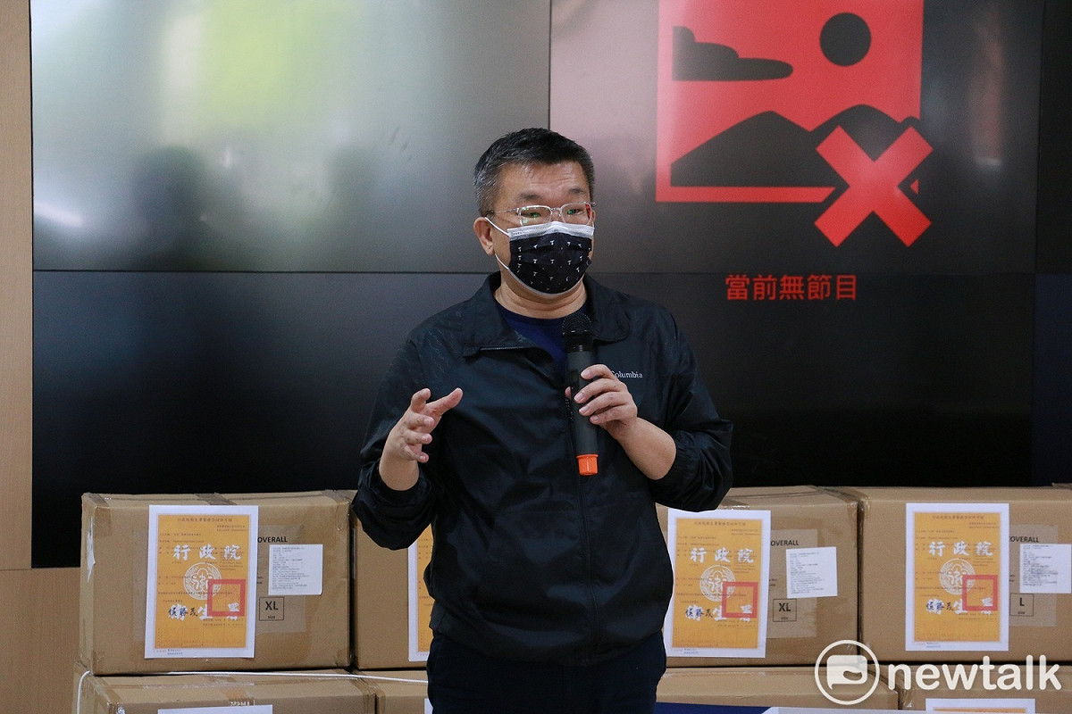 蔡其昌表示，希望集結眾人之力作為醫護人員堅強的後盾。 圖 : 唐復年 / 攝