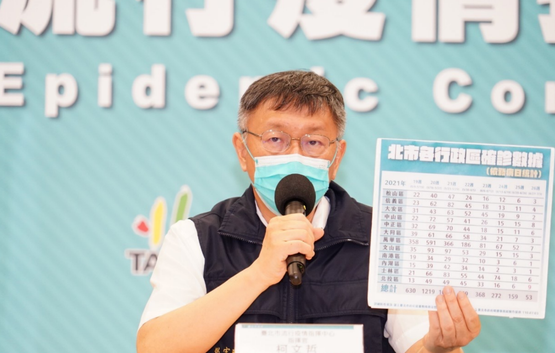柯文哲證實將邀請王燕軍出任北市顧問一職。 圖：北市府提供