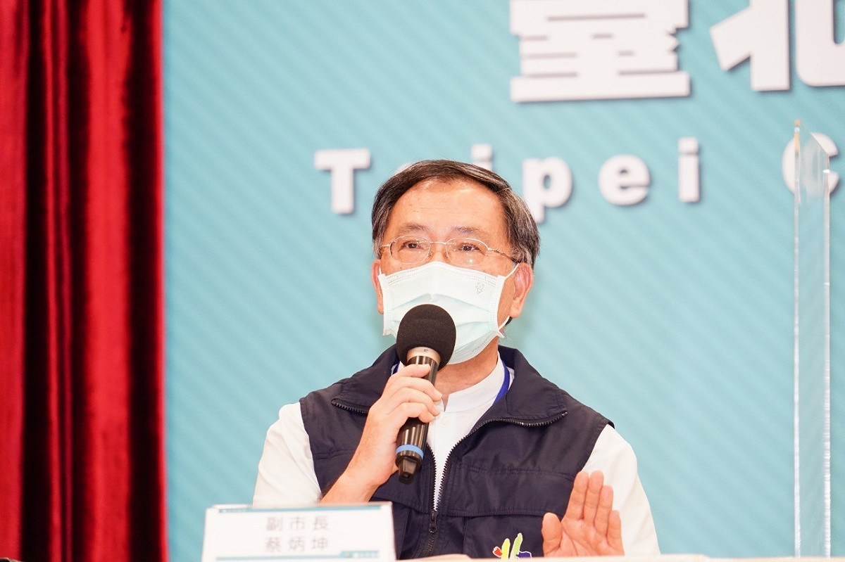 台北市副市長蔡炳坤。 圖 : 台北市政府 / 提供（資料照片）