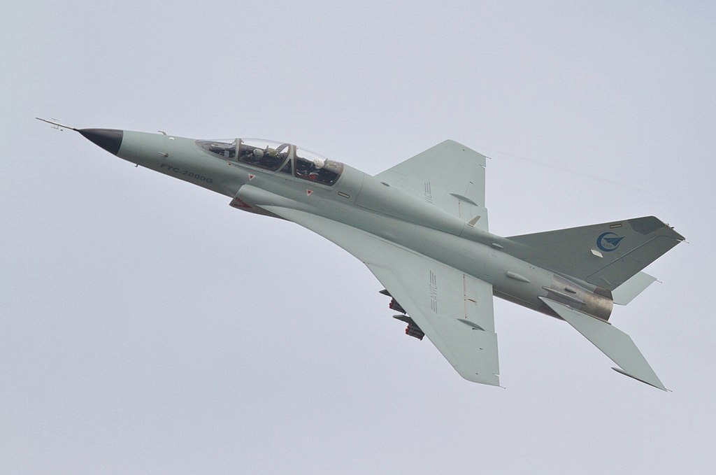 中國出口 FTC-2000G山鷹教練機 圖：Alert5提供／CC BY-SA 4.0