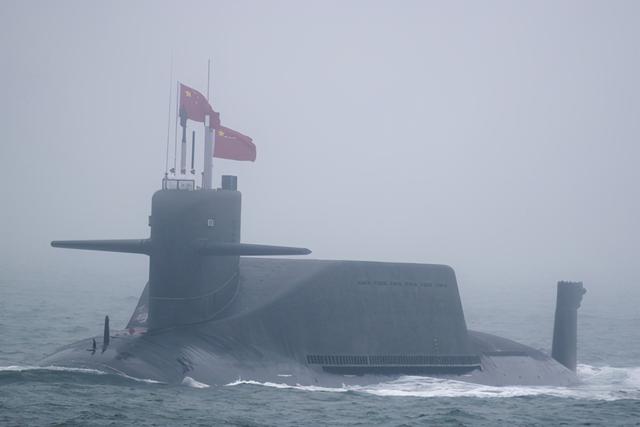 中共解放軍潛艦。 圖 : 翻攝自環球網