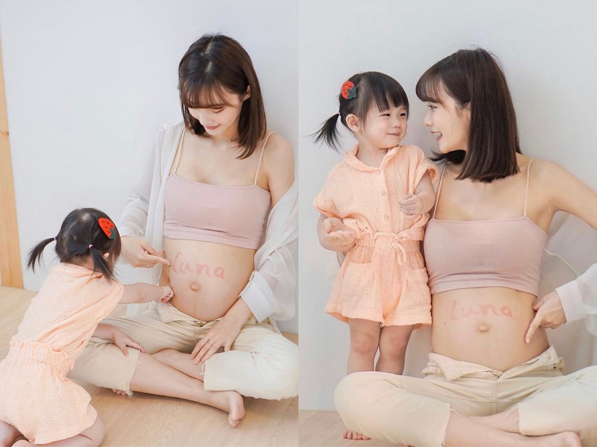 Nina近日公布二胎性別。 圖：翻攝自IG