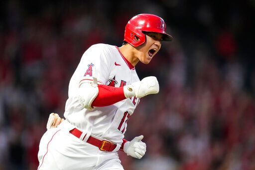天使隊日籍二刀流大谷翔平。 圖：美聯社／達志影像／提供