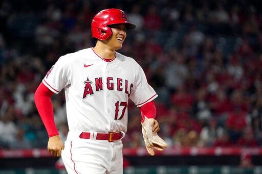 天使隊日籍二刀流大谷翔平。 圖：達志影像/美聯社