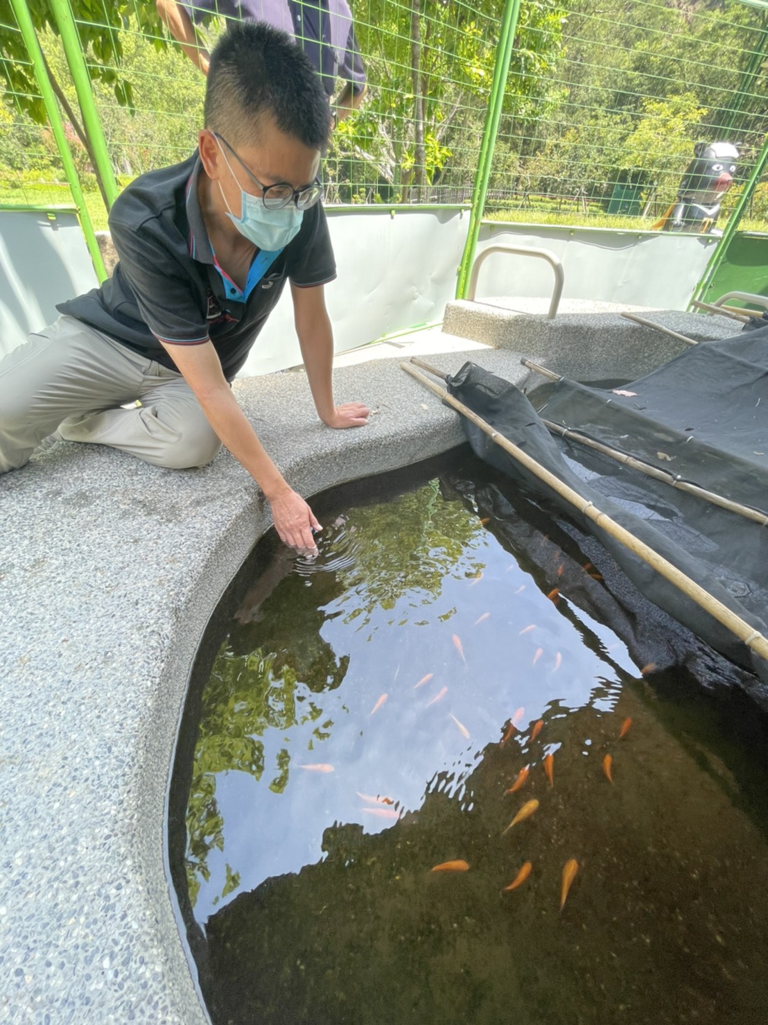 谷關溫泉公園泡腳池仍持續封閉至7月26日。 圖：參山處/提供