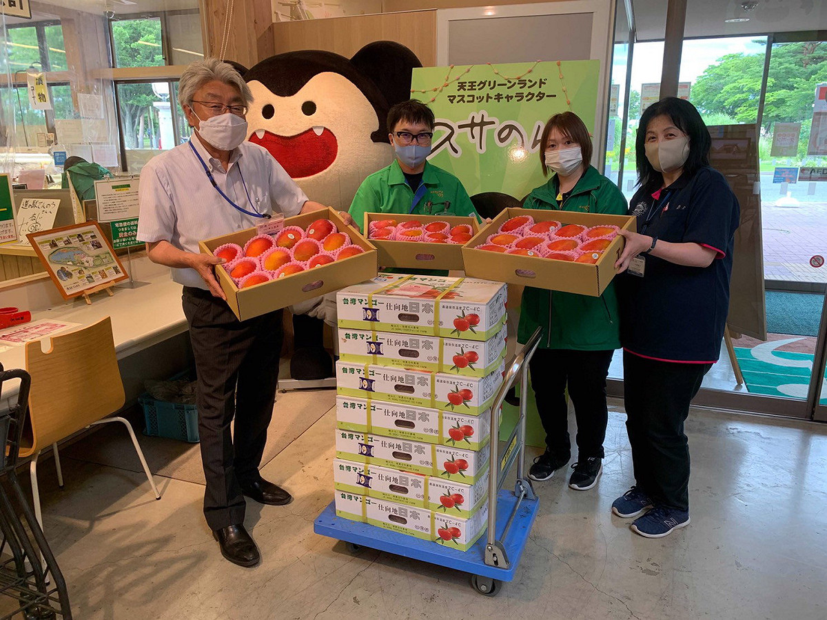 日本秋田跨海向採買屏東枋山芒果， 圖：屏東縣政府提供