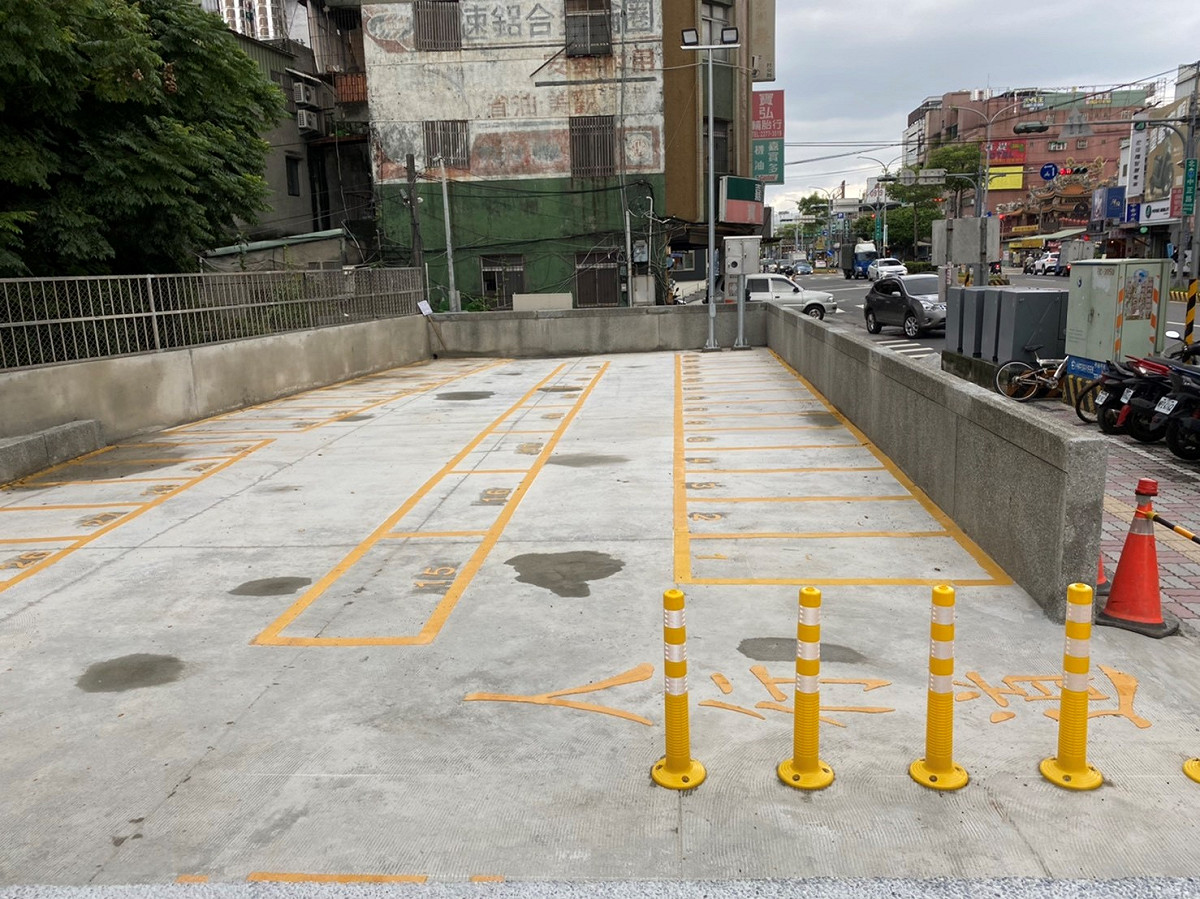 新莊中正路機車停車場7月15日起開放停車 圖：新北市交通局提供