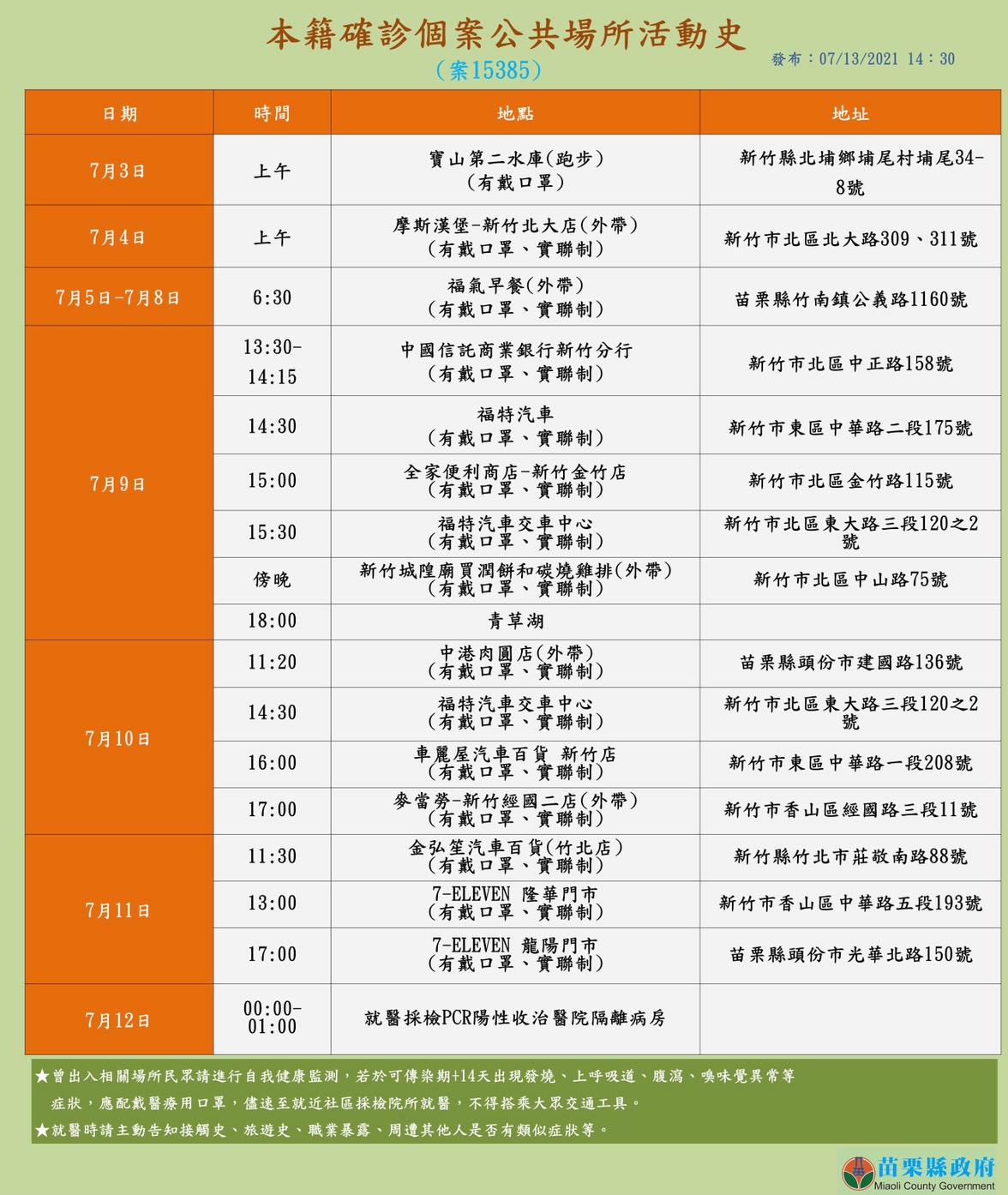 案15385活動史。 圖：翻攝徐耀昌臉書