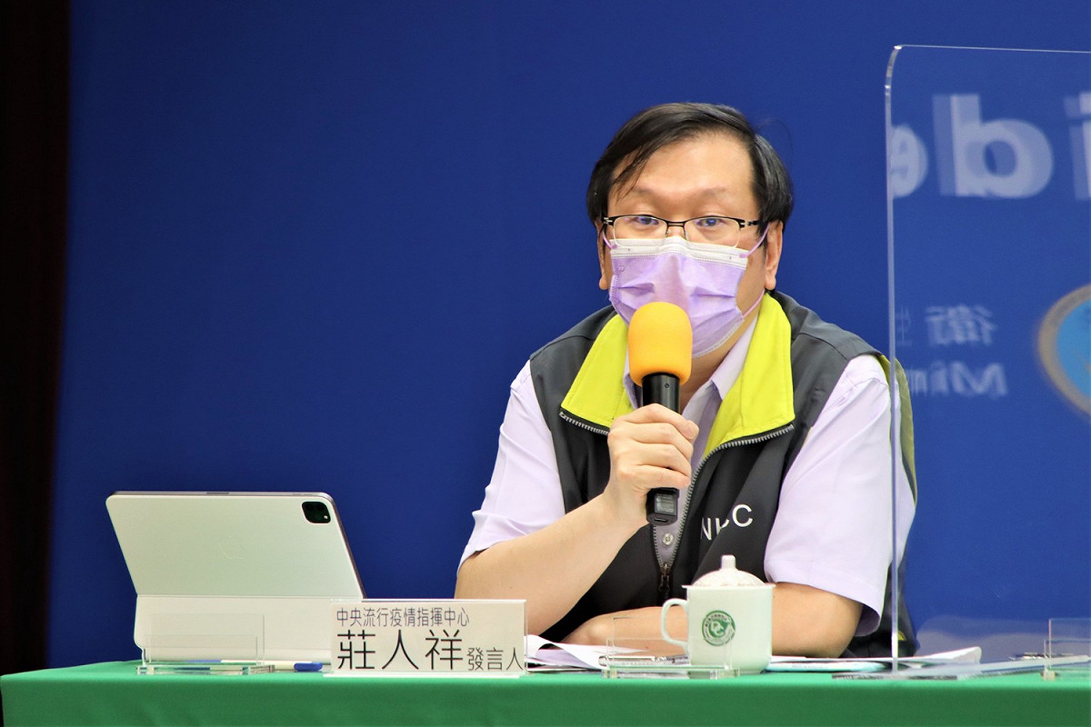 中央流行疫情指揮中心發言人莊人祥。 圖：中央流行疫情指揮中心/提供（資料照）