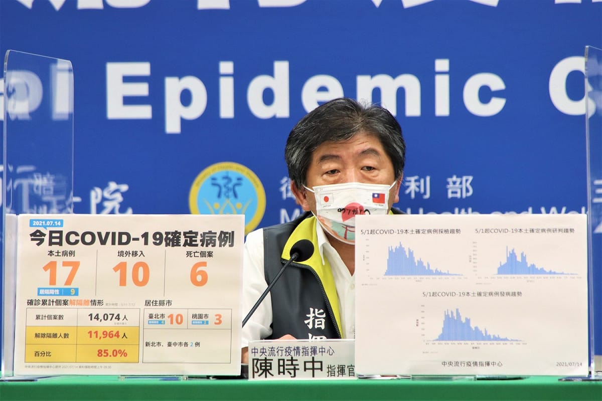 中央流行疫情指揮中心指揮官陳時中 圖：中央流行疫情指揮中心 提供