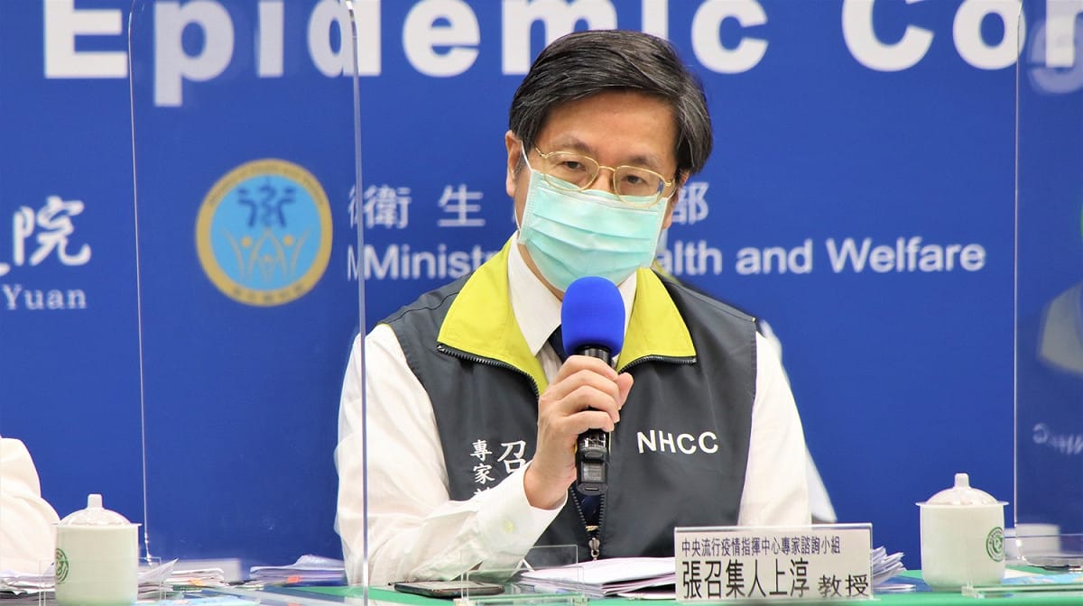 中央流行疫情指揮中心專家諮詢小組召集人張上淳 圖：中央流行疫情指揮中心 提供