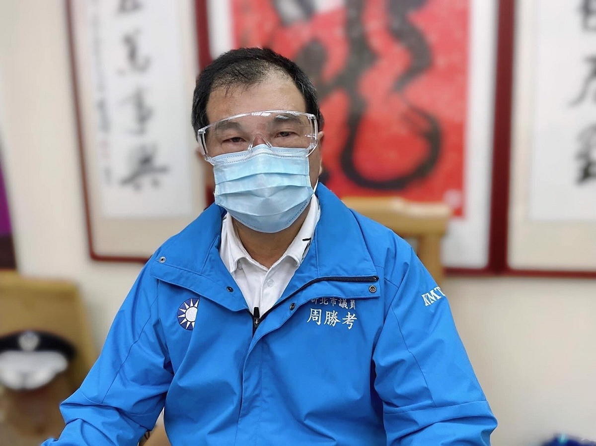 國民黨新北市議會黨團書記長周勝考。 圖：國民黨新北市議會黨團提供