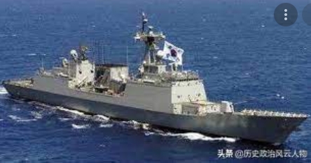在海外執行任務的海軍清海部隊第34梯隊文武大王號驅逐艦（4400噸級）有多名官兵確診。 圖 : 翻攝自KKnews