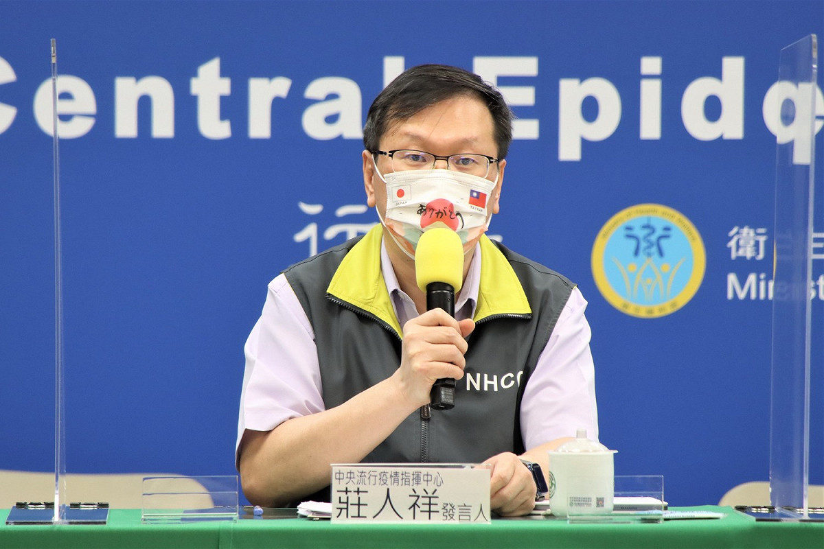 中央流行疫情指揮中心發言人莊人祥 圖：中央流行疫情指揮中心提供