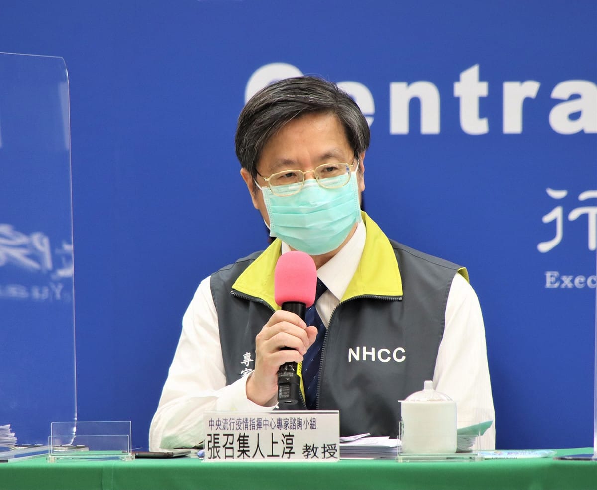 指揮中心專家諮詢小組召集人張上淳。 圖：中央流行疫情指揮中心/提供