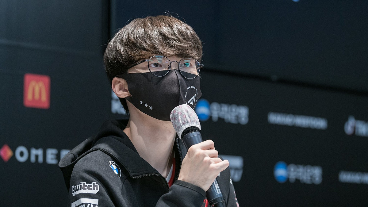 T1明星中路Faker談論Daeny、Zefa的離去。 圖：翻攝自LCK Flickr