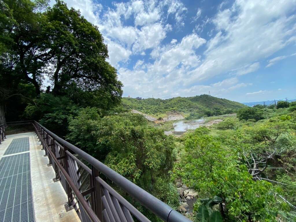 遠眺硫磺谷的地景。 圖：台北市大地工程處／提供