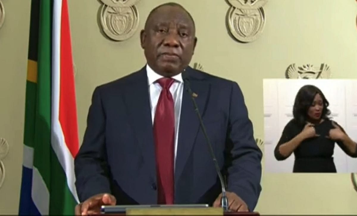 南非總統拉瑪福薩（Cyril Ramaphosa）。 圖 : 翻攝自拉瑪福薩（Cyril Ramaphosa）臉書