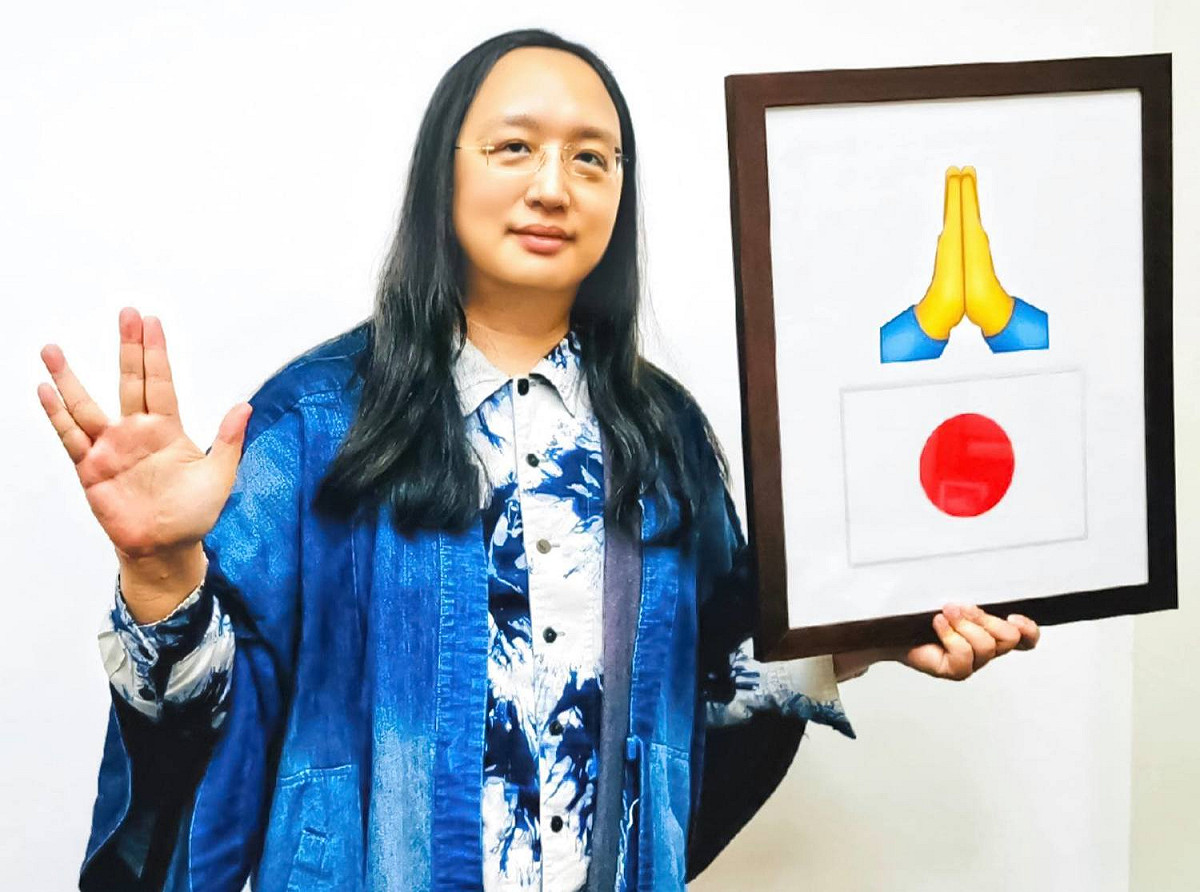 雖然取消日本行程，但唐鳳在臉書上表達對日本感激的心 圖：翻攝 唐鳳臉書