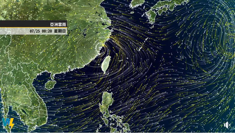 氣象達人彭啟明今在臉書分析歐美預測模式間的差異，歐洲為白色、美國為黃色。 圖: 翻攝自彭啟明臉書