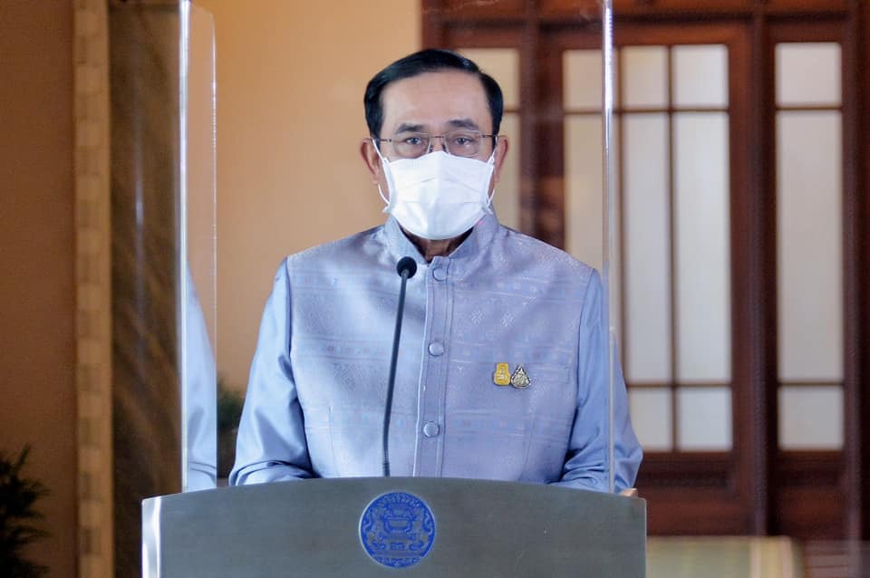 泰國總理帕拉育被控防疫不力，造成經濟大受影響，喊他下台聲浪日益高漲。 圖：翻攝自帕拉育臉書