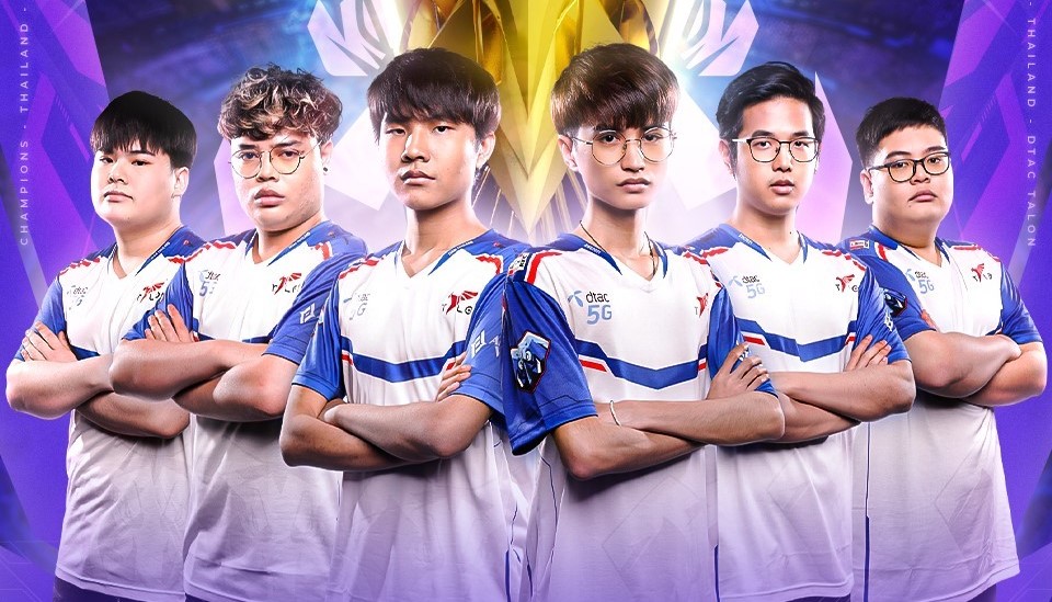泰國DTN以4比3拿下勝利，登AWC 2021世界盃冠軍寶座。 圖：Garena/提供