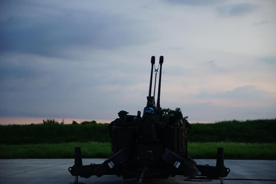 空軍防砲部隊35快砲。 圖：翻攝中華民國空軍臉書