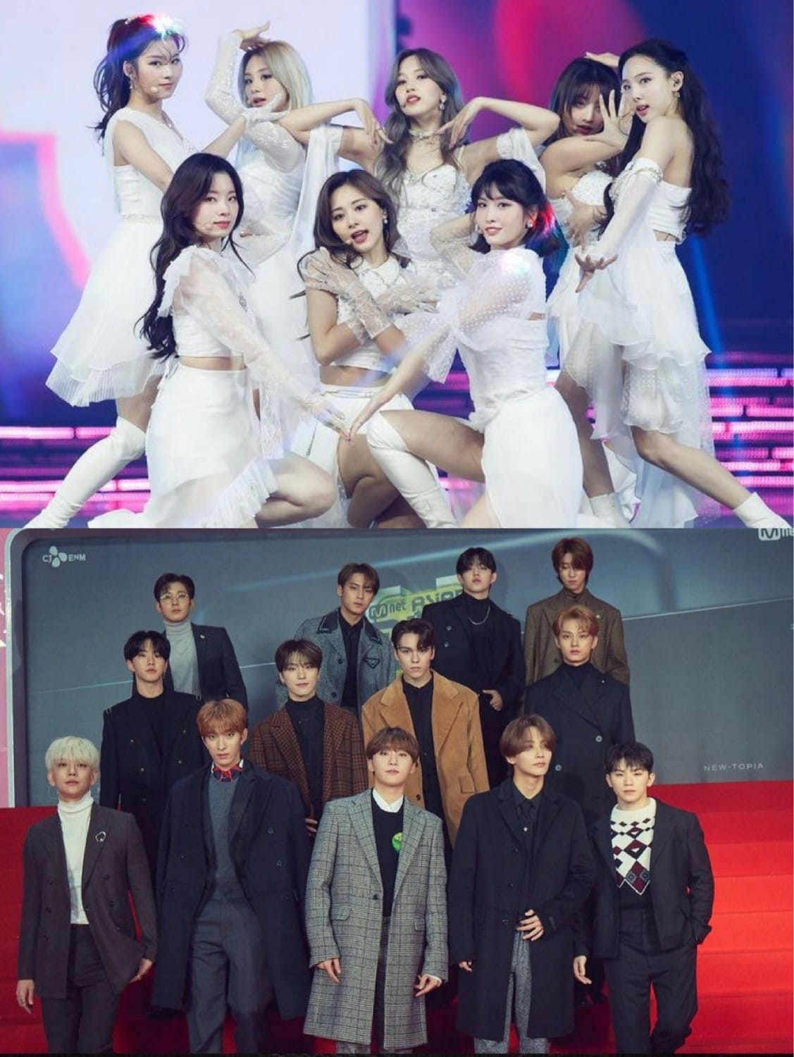 《MAMA》每年都會邀請許多巨星、偶像團體參與其中。 圖：翻攝自Mnet IG
