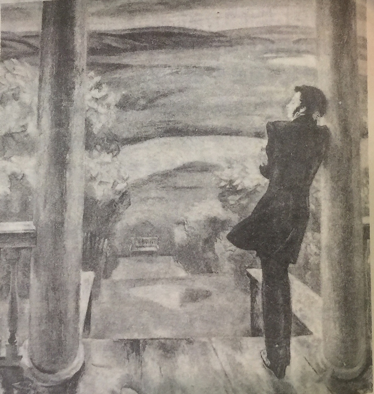 蘇聯．波普科夫《秋雨》 取自：《世界美術史》