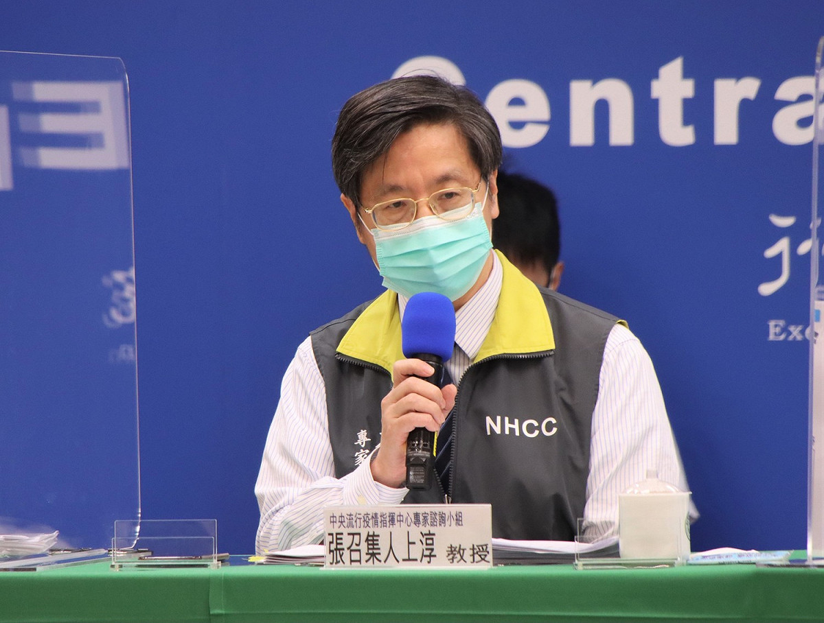 指揮中心專家諮詢小組召集人張上淳 圖：中央流行疫情指揮中心/提供
