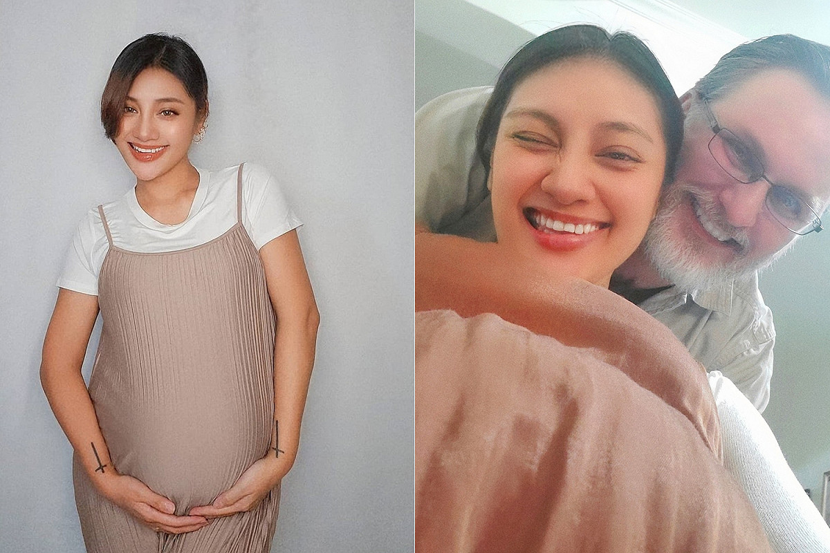 葉瑋庭與加拿大籍老公結婚4年，今剖腹產下愛女「鷹寶寶」。 圖：翻攝自葉瑋庭臉書