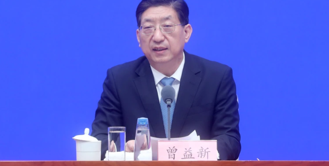 中國國家衛健委副主任曾益新。 圖：翻攝中新社