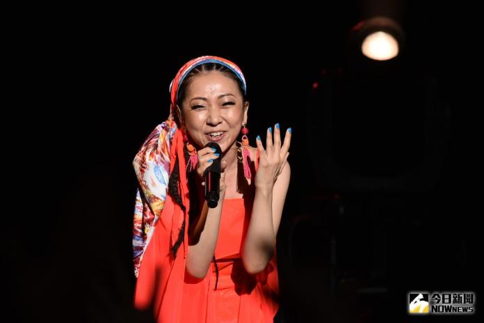 MISIA米希亞將演唱日本國歌。 圖／記者林柏年攝 , 2018.6.17