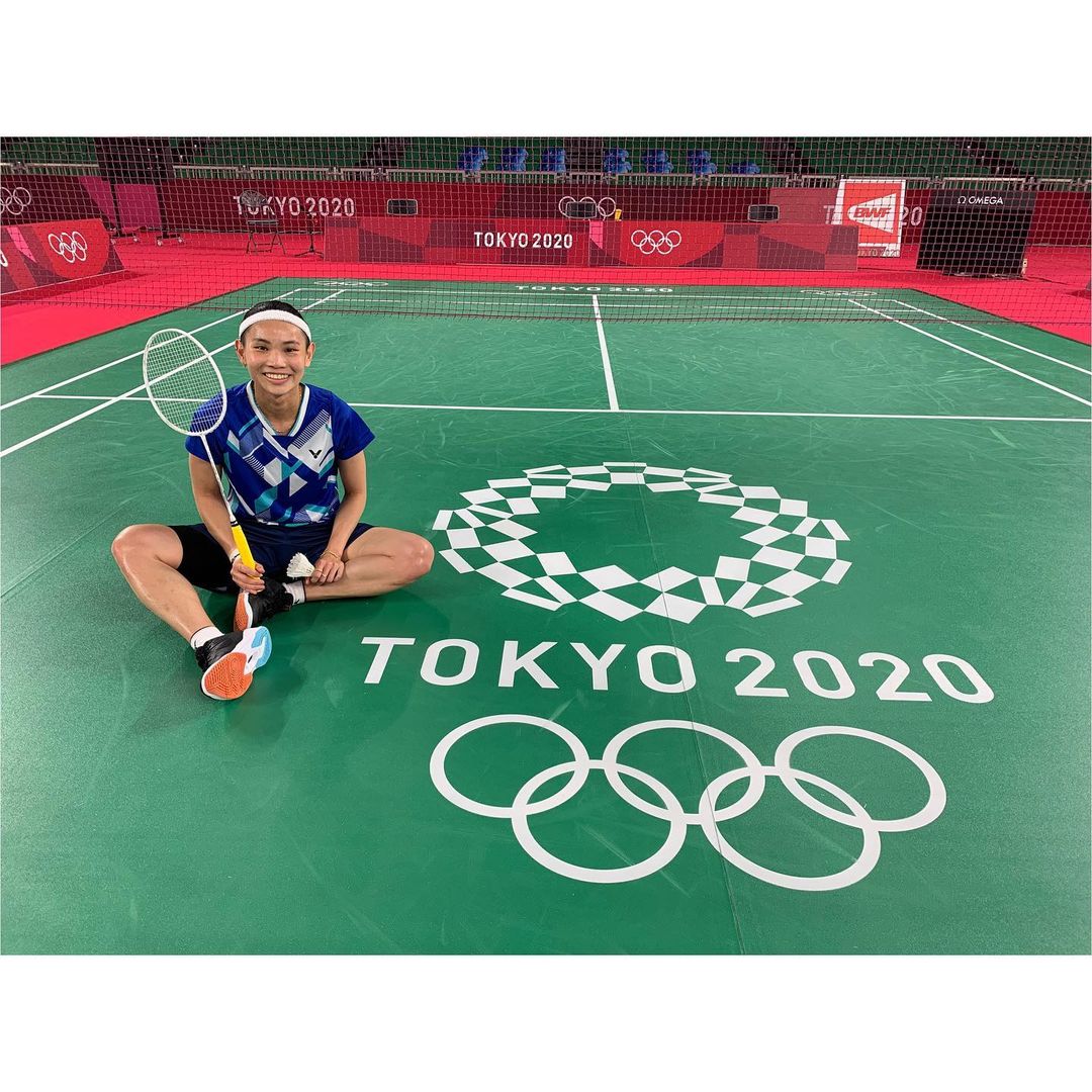 東京奧運戴資穎羽球首戰，直落二輕鬆得勝。 圖：翻攝自戴資穎IG（資料照）