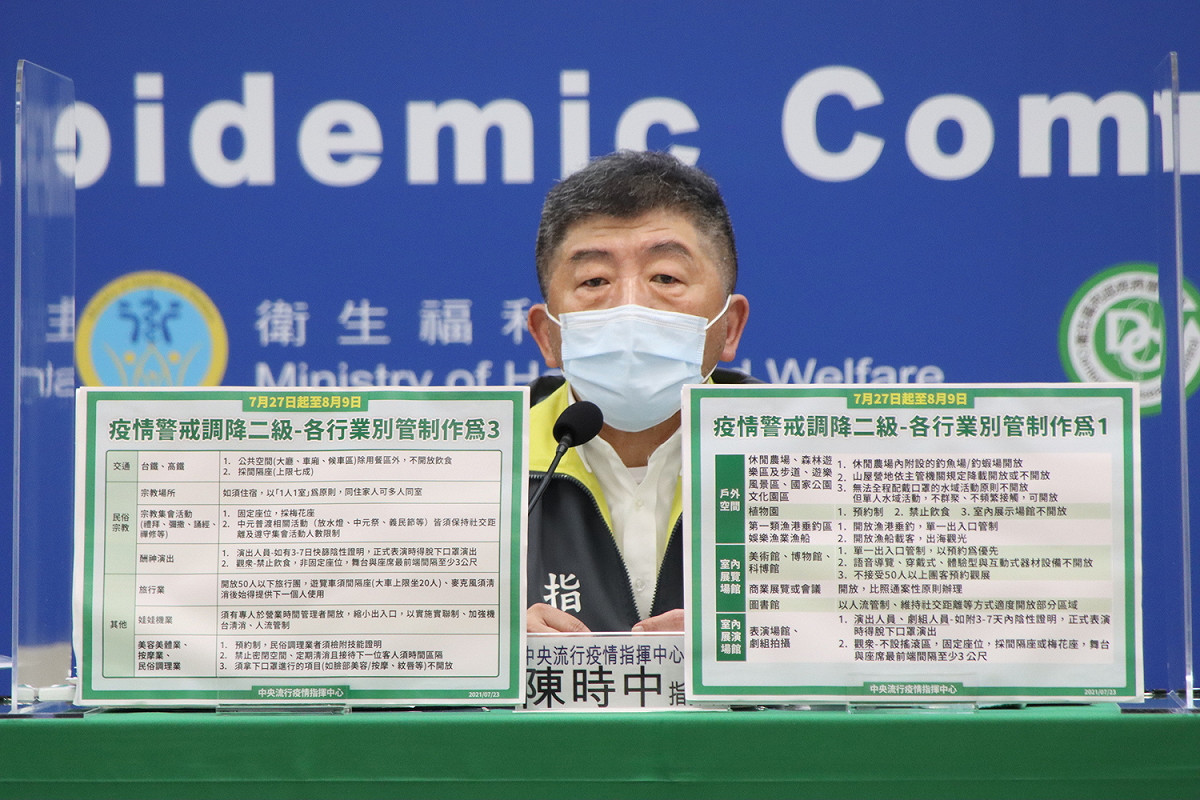 中央流行疫情指揮中心指揮官陳時中 圖：中央流行疫情指揮中心/提供