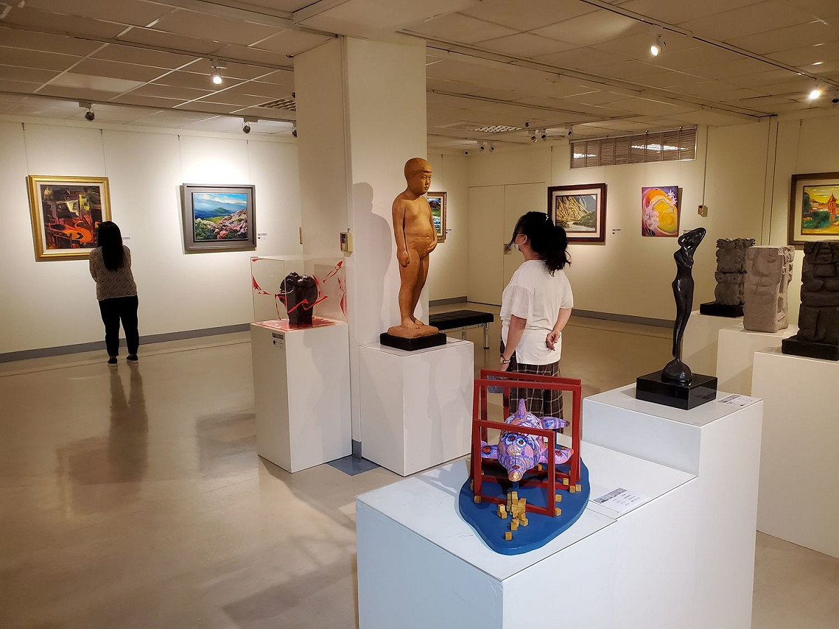台中市藝文展覽空間7月27日起改以面積計算容留人數，開放民眾參觀。 台中市政府文化局/提供