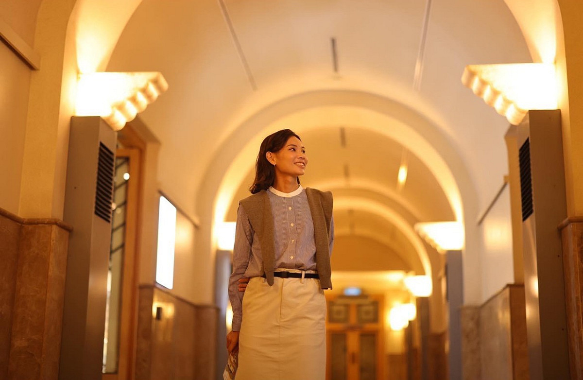 女子力與氣質齊聚一身，戴資穎著洋裝清新脫俗讓網直呼「美呆了」。 圖：取自戴資穎臉書